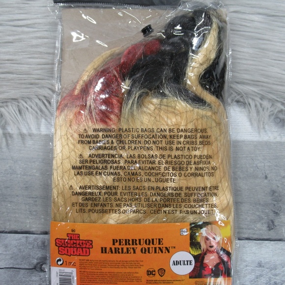 Harley Quinn The Suicide Squad Braided Hair Wig - Picture 5 of 10
